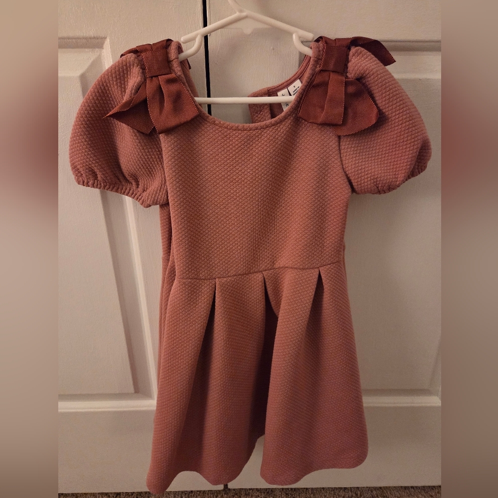 Janie and Jack Quilted Bow Shoulder Dress